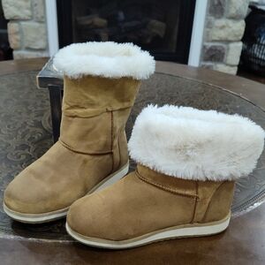 Cozy Tan Faux Fur Lined Boots